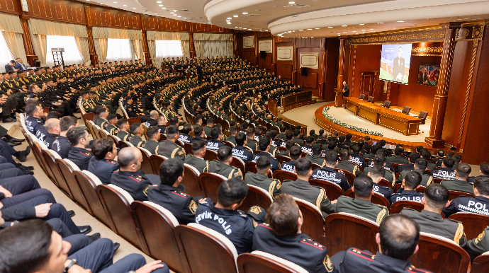 DİN-də Heydər Əliyevin ildönümünə həsr olunmuş tədbir keçirildi - FOTO - VİDEO