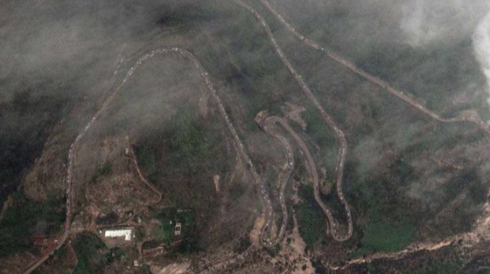 Qarabağda qanunsuz məskunlaşan ermənilərin Ermənistana köçü davam edir - PEYKDƏN GÖRÜNTÜ 