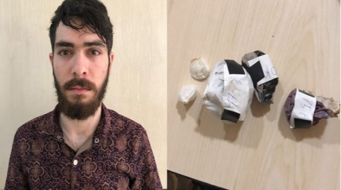 Bakıda poçt qutularına narkotik yerləşdirən şəxs ələ keçdi - FOTO 