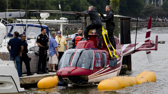 В США затонул вертолет, есть пропавшие без вести