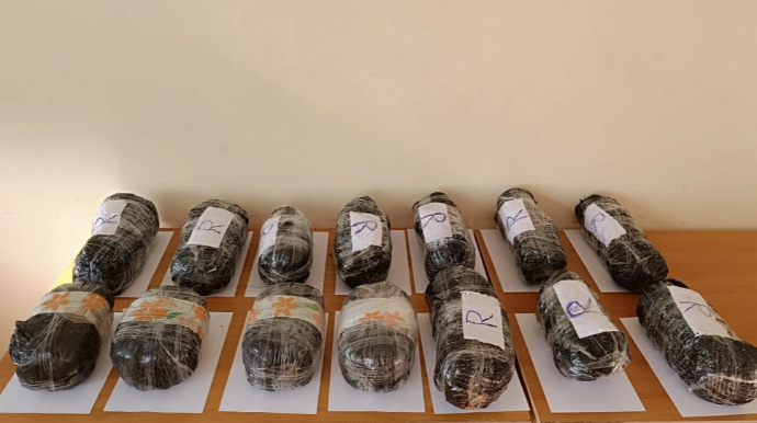 Külli miqdarda narkotik vasitənin Azərbaycana keçirilməsinin qarşısı alındı - FOTO