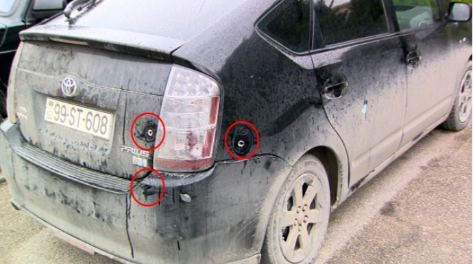 Xırdalanda kütləvi dava - Avtomobilə atəş açıldı   - FOTO - VİDEO