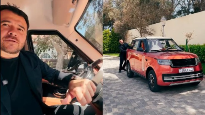 Eminə maşın hədiyyə etdilər - VİDEO