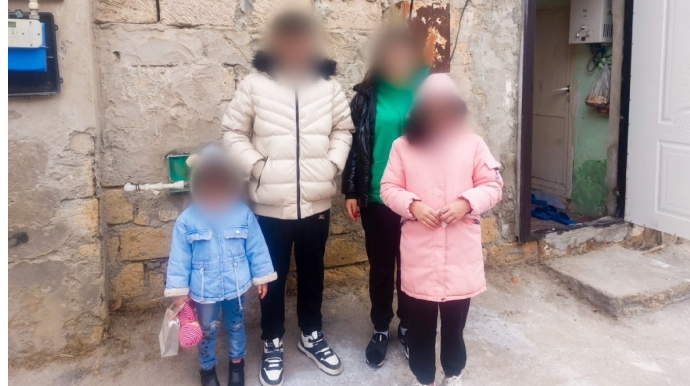 Bir ailənin 4 azyaşlı üzvü  sığınacağa yerləşdirildi