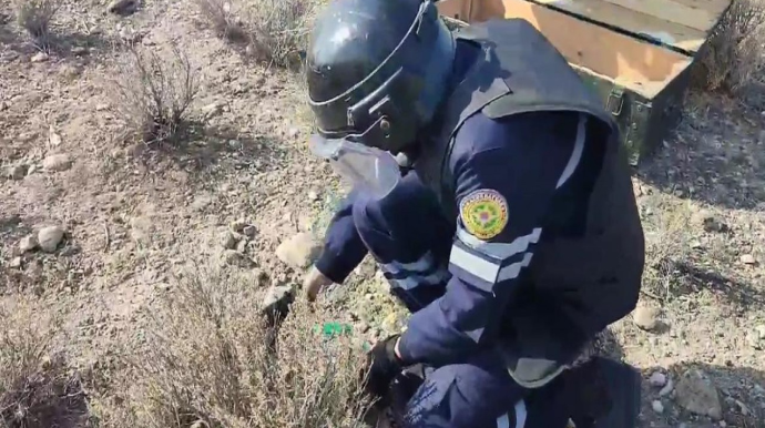 Kəngərlidə top mərmisi tapıldı