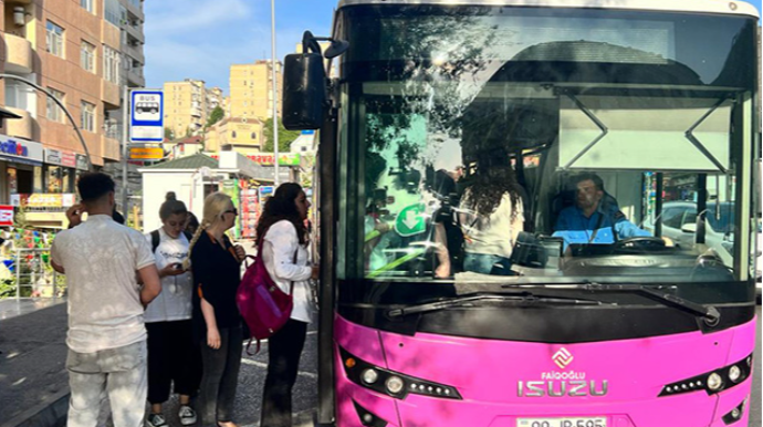 40 marşrut avtobusunun istiqaməti dəyişdirilir - Siyahı 