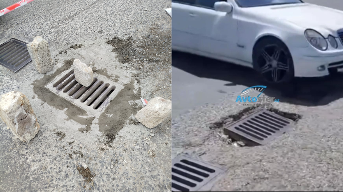 Səbaildəki lyuklardan şikayət olundu; qurum hərəkətə keçdi – FOTO - VİDEO 