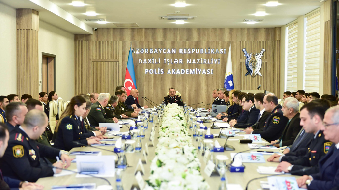 Polis Akademiyasında “Zəfərə aparan yol-Qarabağ Salnaməsi” mövzusunda konfrans keçirildi - FOTOLAR