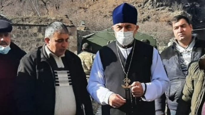 Udinlər yenə Kəlbəcərdəki Xudavəng monastırında olublar  - FOTO