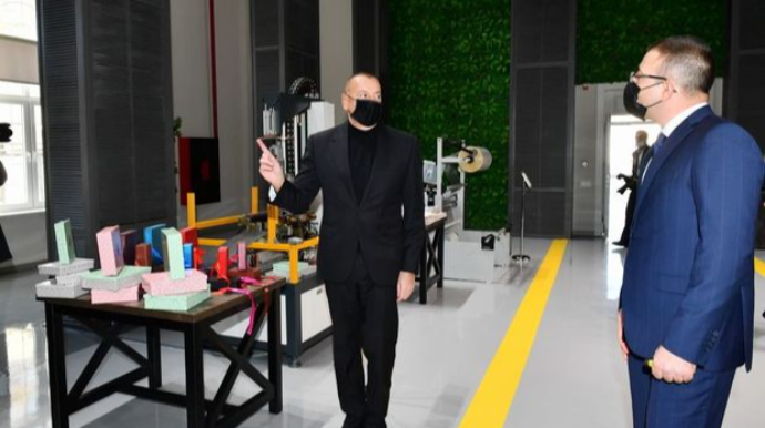 Prezident “Quba ABAD Factory”nin açılışını edib - FOTO 