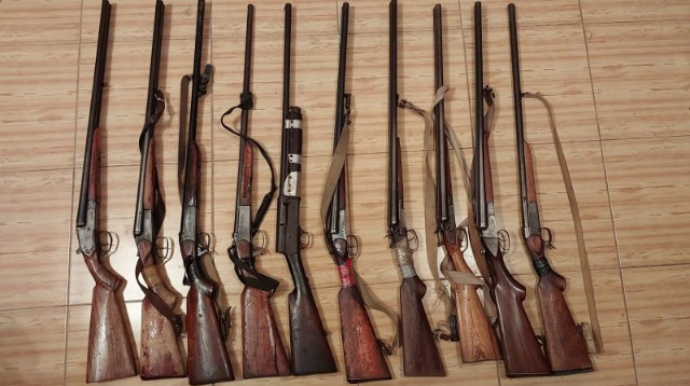 Lənkəran sakinlərindən odlu silahlar götürüldü 
