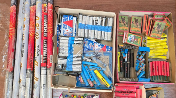 Pirotexniki vasitələr satan 4 nəfər tutuldu