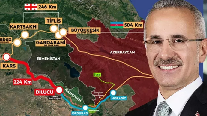 Türkiyə ilə Azərbaycanı birləşdirən dəmiryolu xəttinin təməlqoyma mərasiminin keçiriləcəyi tarix açıqlanıb