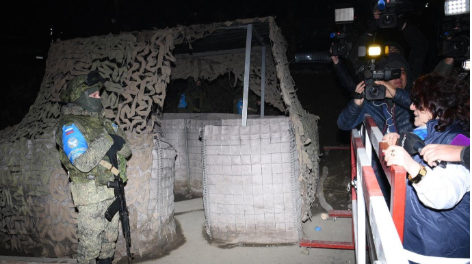 Şuşadakı həkimlərimiz sülhməramlılara tibbi xidmət təklif etdi  - VİDEO