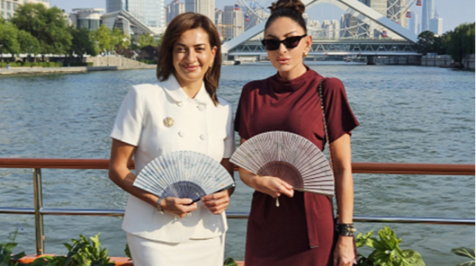 Mehriban Əliyeva ilə Anna Akopyan birgə şəkil çəkdirdi - FOTO