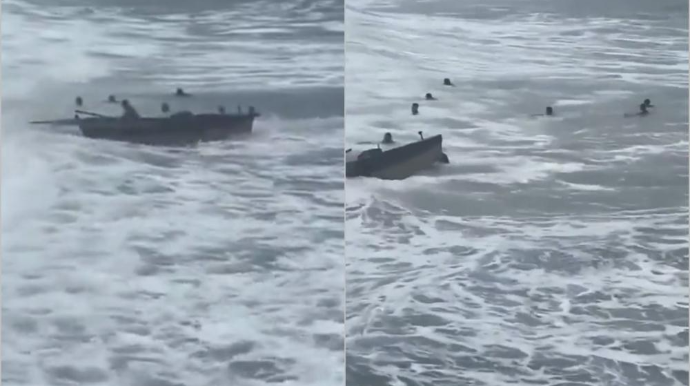 Floridada miqrantlarla dolu qayıq qasırğaya düşdü: 18 itkin - VİDEO