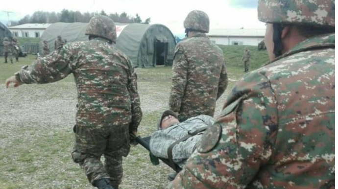 Ermənistan ordusunun meyit və yaralıları ərazidə qalıb