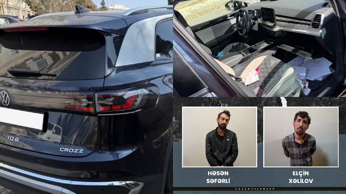 Avtomobil nömrələrini oğurlayıb satan şəxslər ələ keçdi - VİDEO