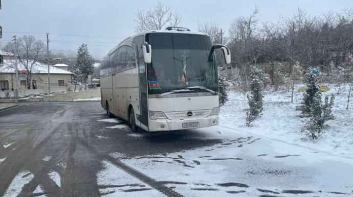 Bakı-Şuşa avtobusu vaxtında geri qayıtmayıb - FOTO