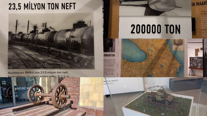 Sovet İttifaqının qələbəsini yaxınlaşdırmış Azərbaycan Dəmir Yolları - FOTO