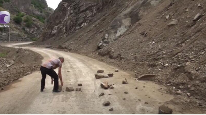 Tədbir görülməsə, bu yolda ÖLÜM HALLARI  ola bilər...   - VİDEO