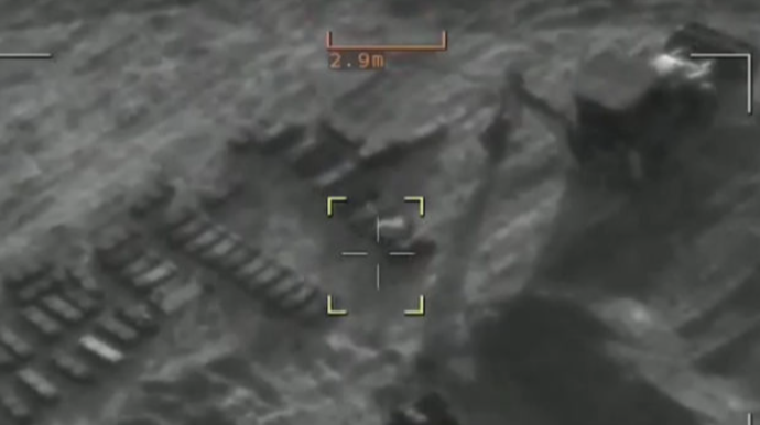 Ermənistanın hərbi obyektlərinin darmadağın edildiyi anın görüntüləri yayıldı  - VİDEO