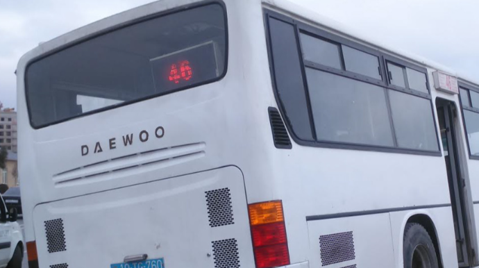 Bakıda marşrut avtobusu qəza törədib 