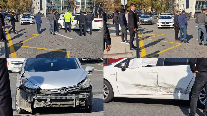 Yolayrıcında QƏZA:  biri tez tərpəndi, o biri sarıda keçdi - FOTO