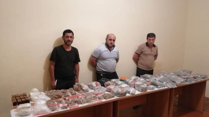 ГПС пресекла контрабанду наркотиков из Ирана в Азербайджан  - ФОТО
