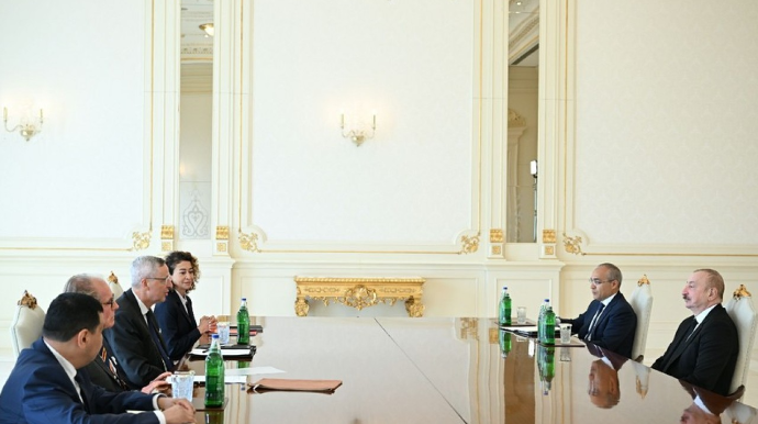 İlham Əliyev Mixael Harmsı qəbul etdi - FOTOLAR    - YENİLƏNİB