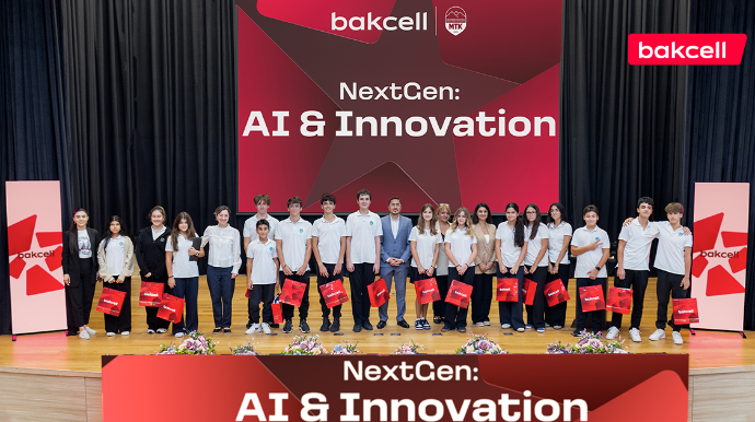 “Bakcell” Bilik Günü münasibətilə Müasir Təhsil Kompleksinin şagirdləri ilə görüşüb - FOTO 