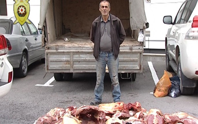 “Bandotdel” əməliyyat keçirdi - At əti satan tutuldu - FOTO-VİDEO