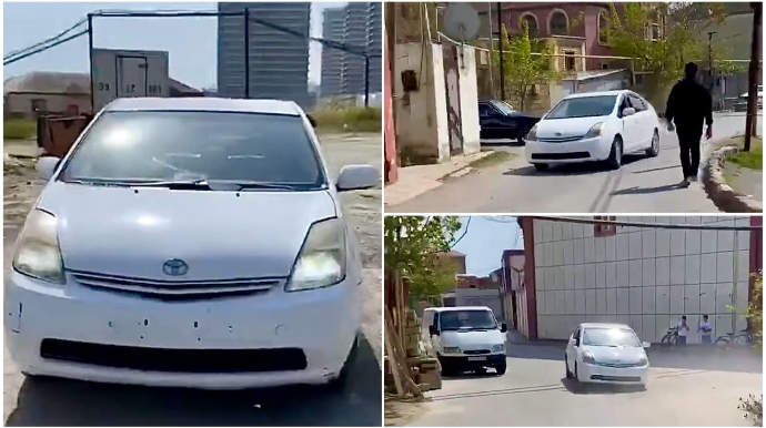 Yaşayış zonasında nömrəsiz “Prius”la təhlükə yarada-yarada “şou” göstərdi    - VİDEO