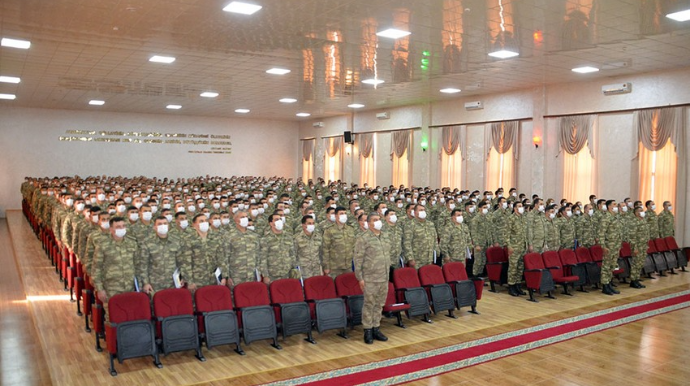 Zakir Həsənov Əfqanıstanda xidmət etmiş hərbçiləri təltif edib - FOTO 