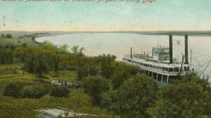 Затонувший 130 лет назад пароход появился на поверхности реки Миссури