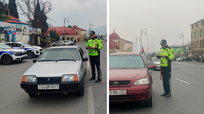 Təhlükəsizlik kəmərindən istifadə etməyən sürücülər cəzalandırıldı