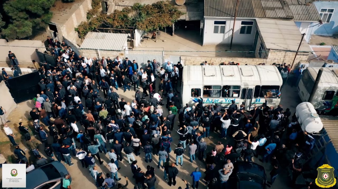 Neftçala igidlərini cəbhəyə belə yola saldı   - FOTO - VİDEO