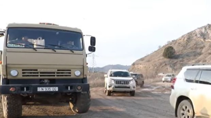 Laçın dəhlizindən son görüntülər - VİDEO 