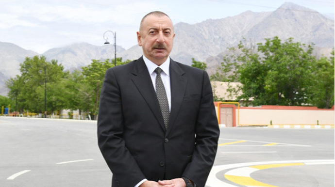 Prezident Zirədə zeytun emalı zavodunun açılışında iştirak edib 