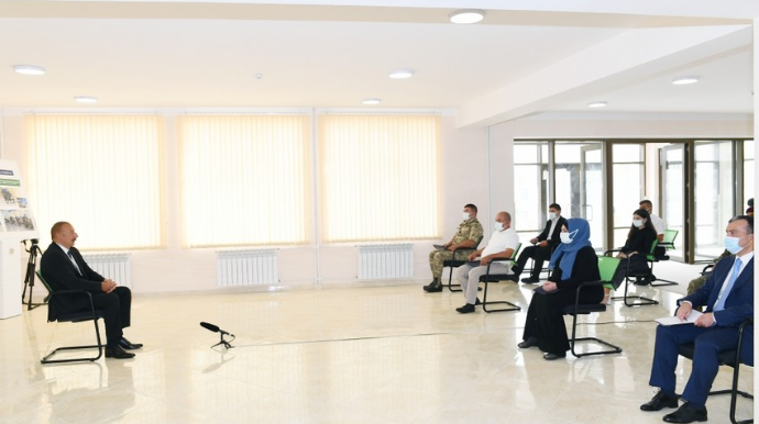 Prezident:  "Şəhidlərimizin qisasını döyüş meydanında aldıq və bununla fəxr edə bilərik"