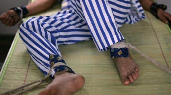 Təhlükəli cinayətkar "dəlixana"dan qaçdı - FOTO 