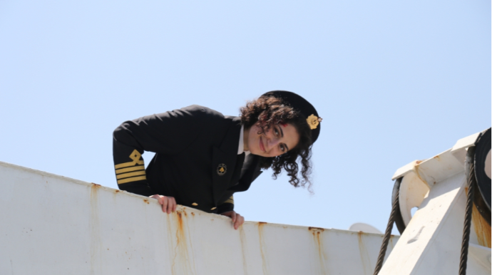 Azərbaycanın ilk qadın gəmi kapitanına həsr olunmuş filmin çəkilişləri başa çatıb - FOTO