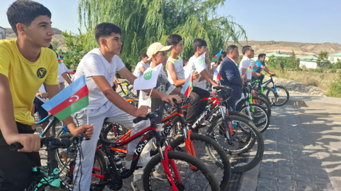 Zəngilanda ilk dəfə veloyürüş keçirilib - FOTO