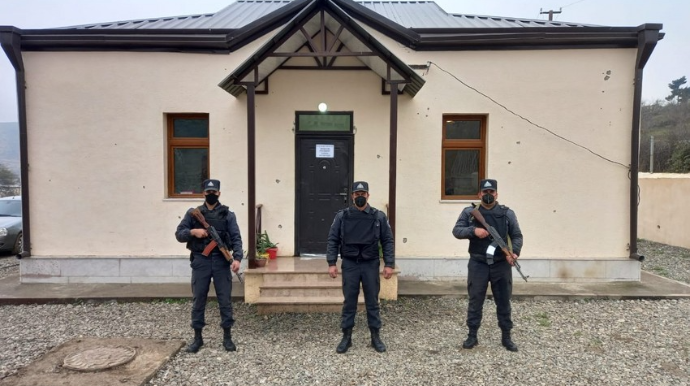 Tərtər polisi Suqovuşan və Talışda xidməti fəaliyyətini bərpa edib  - FOTO