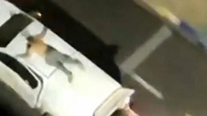 Bank soyğunçusu girov götürdüyü şəxsi maşınına bağladı 