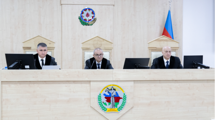 Ermənistan vətəndaşlarının məhkəməsində prokurorların çıxışı başlayıb - FOTOLAR 