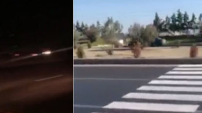 Bakı-Şamaxı-Yevlax yolunda ölüm saçan piyada keçidi  - VİDEO