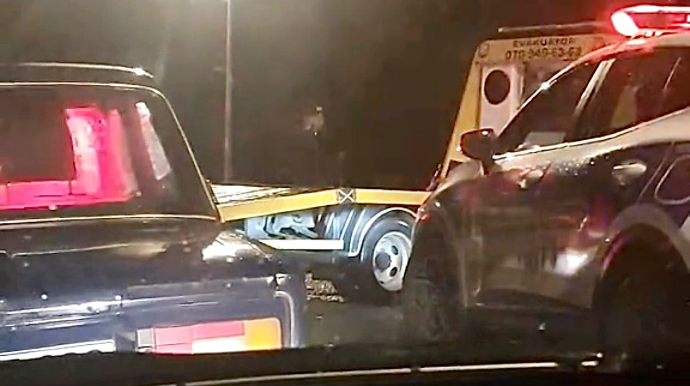 Sabirabadda zəncirvari qəza: Üç maşın toqquşdu, bir nəfər xəsarət aldı   - VİDEO