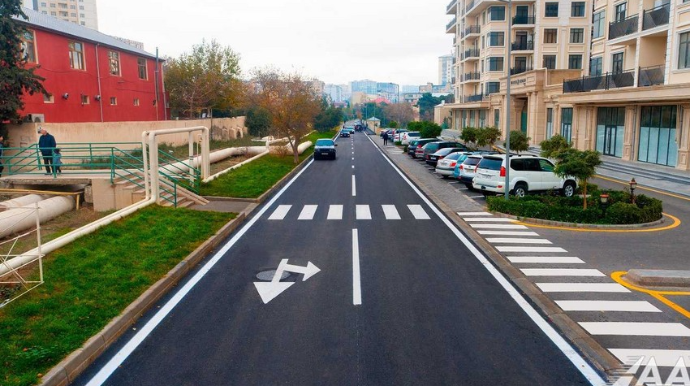 Bakının Xətai rayonunda bu il 13 kilometrdən çox yol təmir edilib  - VİDEO