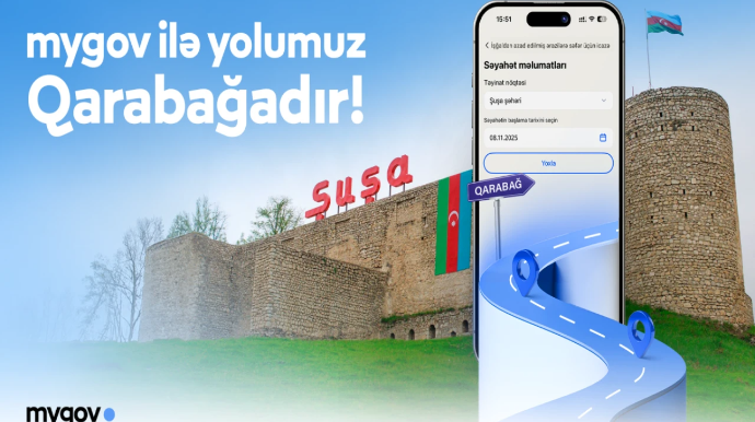 Qarabağa səfər üçün icazələr “mygov” üzərindən veriləcək